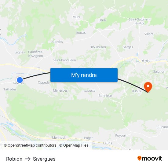 Robion to Robion map