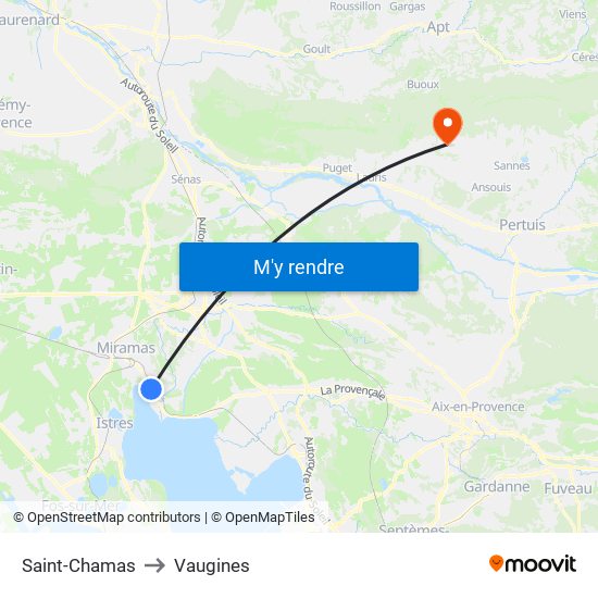 Saint-Chamas to Saint-Chamas map