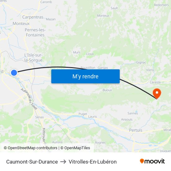 Caumont-Sur-Durance to Caumont-Sur-Durance map