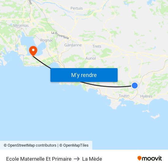 Ecole Maternelle Et Primaire to La Mède map