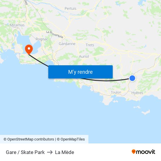 Gare / Skate Park to La Mède map