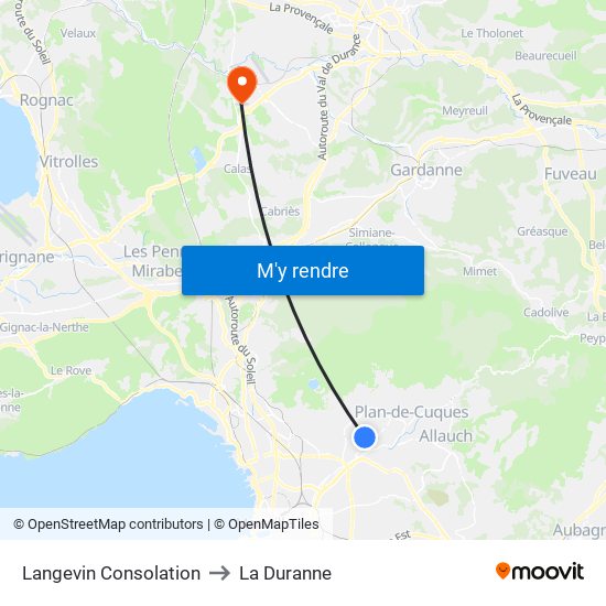 Langevin Consolation to La Duranne map