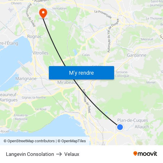 Langevin Consolation to Velaux map