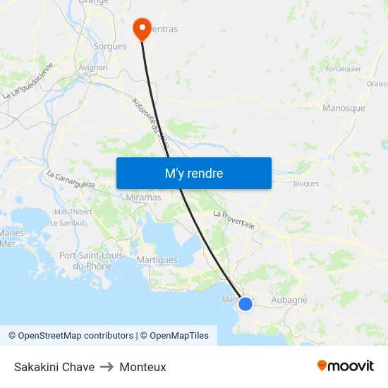 Sakakini Chave to Monteux map