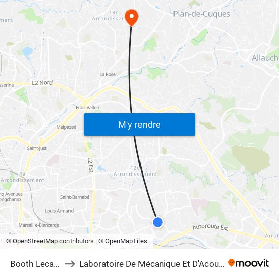 Booth Lecache to Laboratoire De Mécanique Et D'Acoustique map