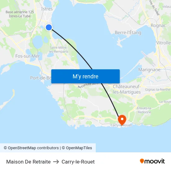 Maison De Retraite to Carry-le-Rouet map