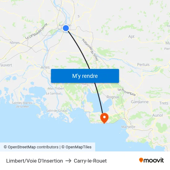 Limbert/Voie D'Insertion to Carry-le-Rouet map
