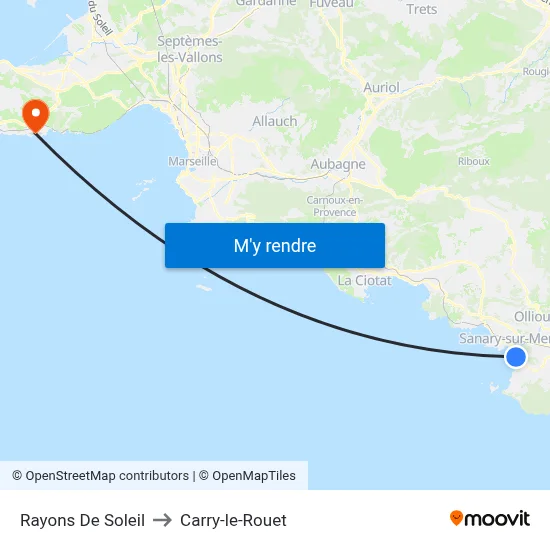 Rayons De Soleil to Carry-le-Rouet map