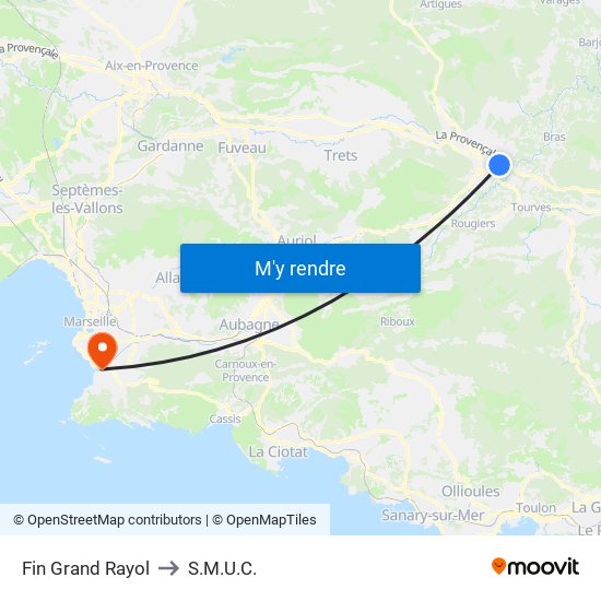 Fin Grand Rayol to S.M.U.C. map