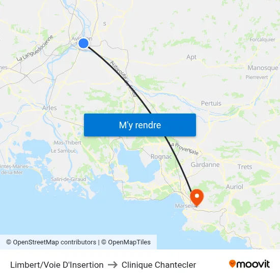 Limbert/Voie D'Insertion to Clinique Chantecler map