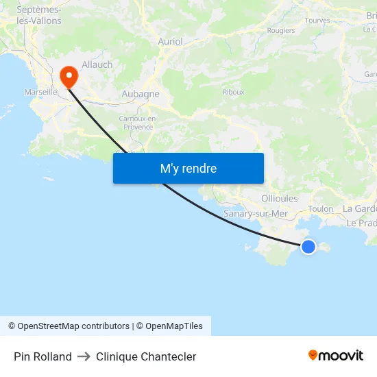 Pin Rolland to Clinique Chantecler map