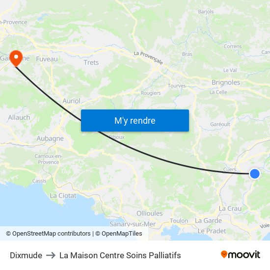Dixmude to La Maison Centre Soins Palliatifs map