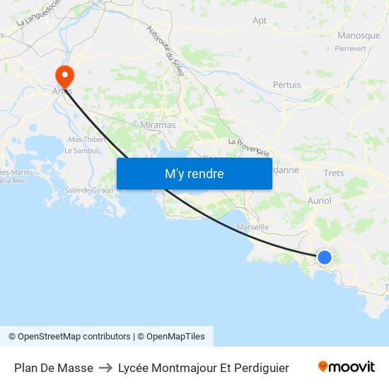 Plan De Masse to Lycée Montmajour Et Perdiguier map