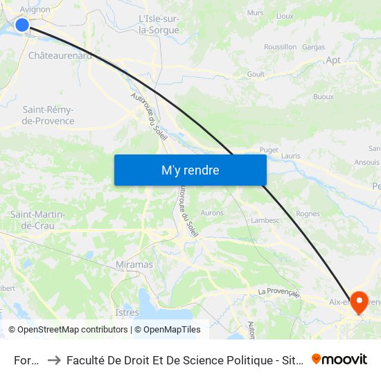 Forum to Faculté De Droit Et De Science Politique - Site Schuman map