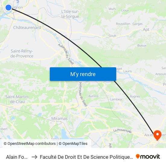 Alain Fournier to Faculté De Droit Et De Science Politique - Site Schuman map