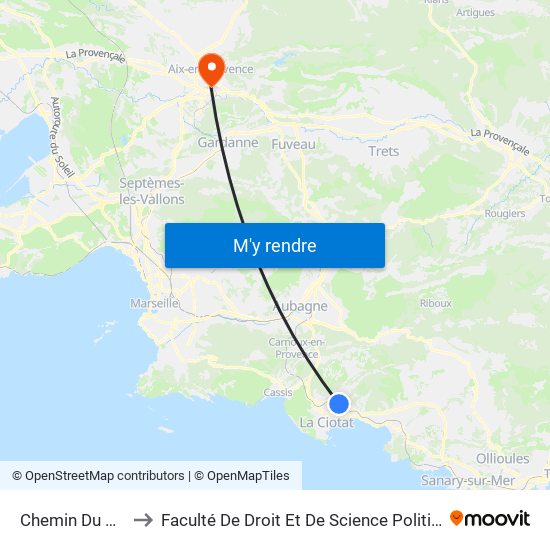 Chemin Du Garoutier to Faculté De Droit Et De Science Politique - Site Schuman map