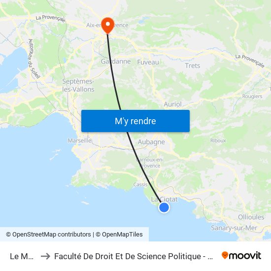 Le Mugel to Faculté De Droit Et De Science Politique - Site Schuman map