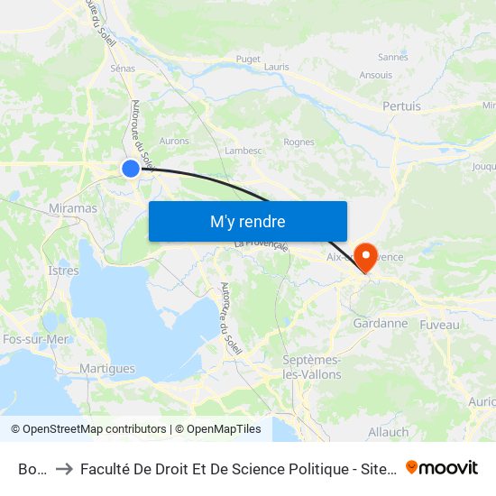 Borie to Faculté De Droit Et De Science Politique - Site Schuman map