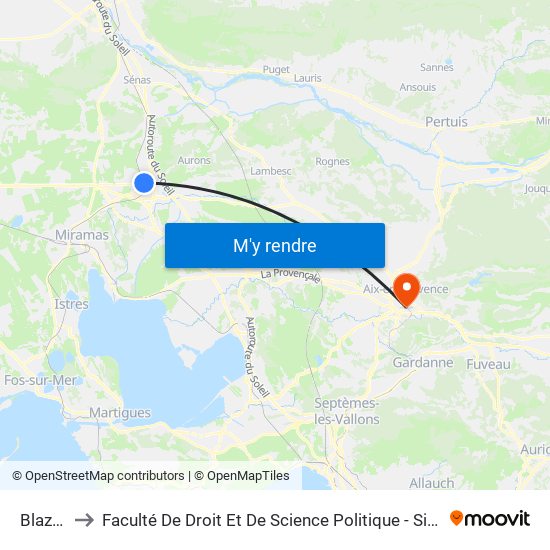 Blazots to Faculté De Droit Et De Science Politique - Site Schuman map