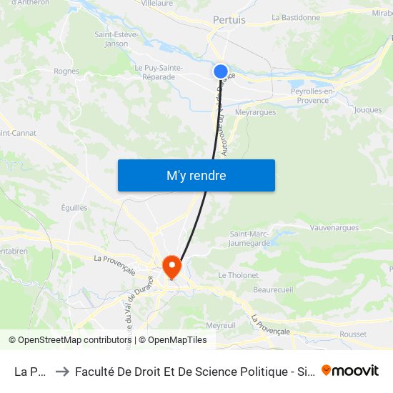 La Prise to Faculté De Droit Et De Science Politique - Site Schuman map