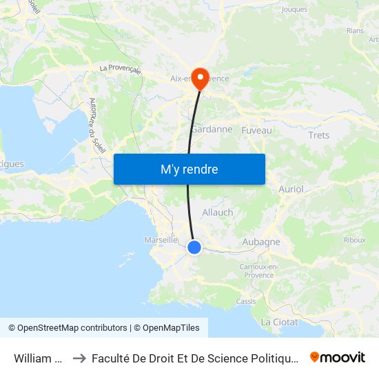 William Booth to Faculté De Droit Et De Science Politique - Site Schuman map