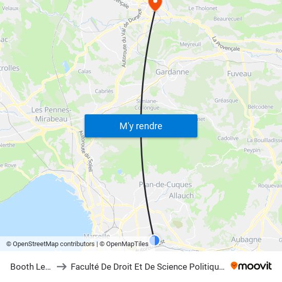 Booth Lecache to Faculté De Droit Et De Science Politique - Site Schuman map