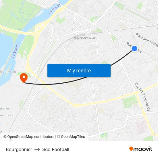 Bourgonnier to Sco Football map