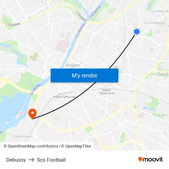 Debussy to Sco Football map