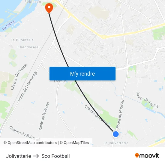 Jolivetterie to Sco Football map