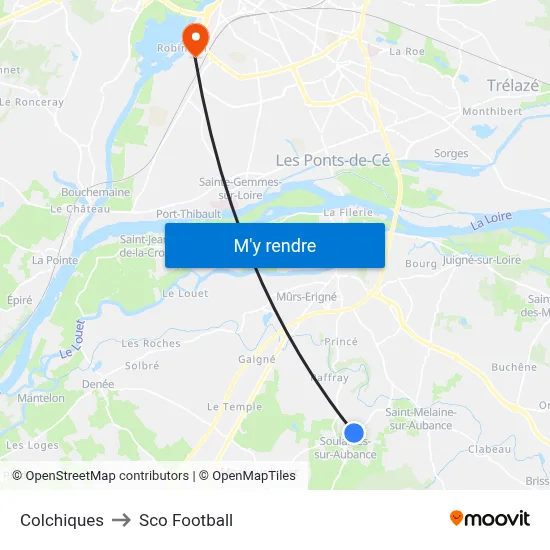 Colchiques to Sco Football map
