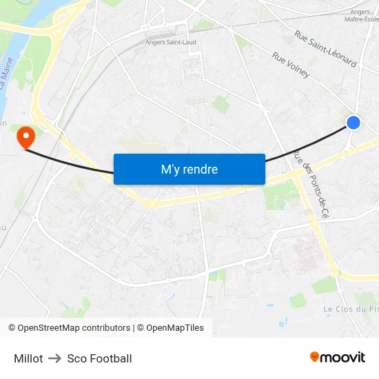 Millot to Sco Football map