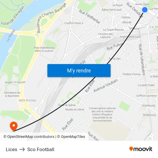 Lices to Sco Football map
