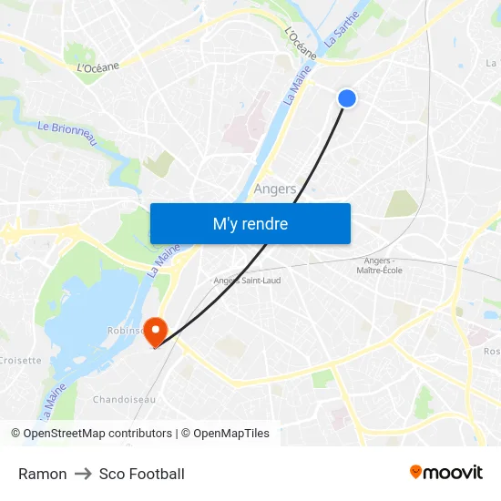 Ramon to Sco Football map