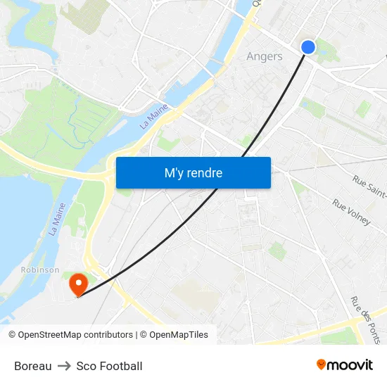 Boreau to Sco Football map