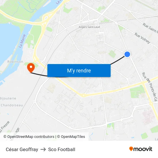César Geoffray to Sco Football map