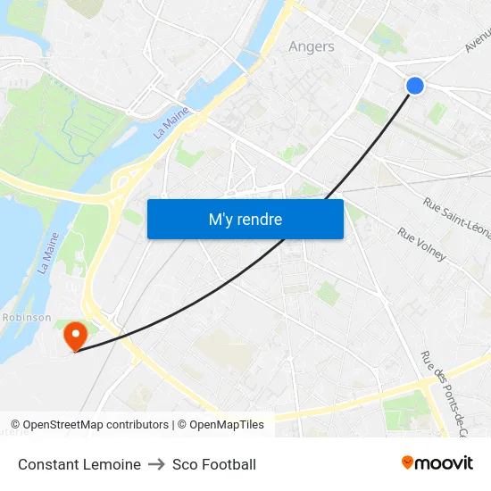 Constant Lemoine to Sco Football map