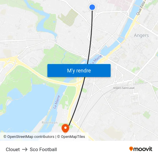 Clouet to Sco Football map