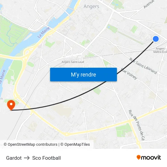 Gardot to Sco Football map