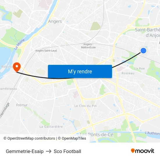 Gemmetrie-Esaip to Sco Football map