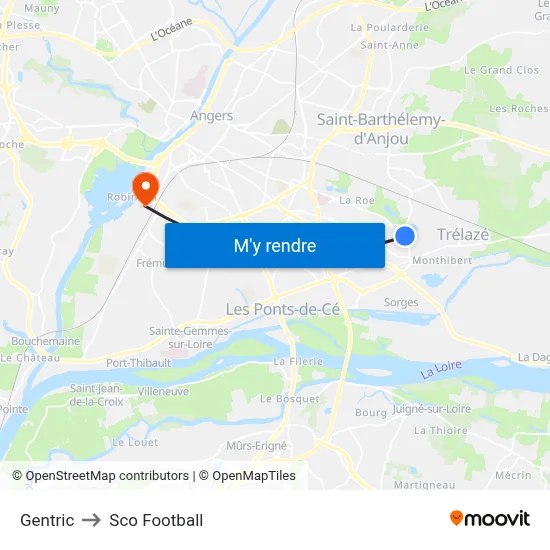 Gentric to Sco Football map