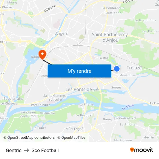 Gentric to Sco Football map