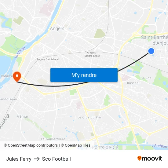 Jules Ferry to Sco Football map