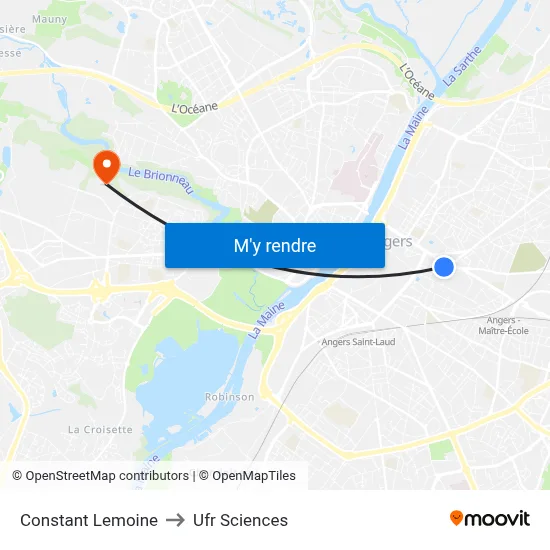 Constant Lemoine to Ufr Sciences map