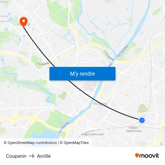 Couperin to Avrillé map