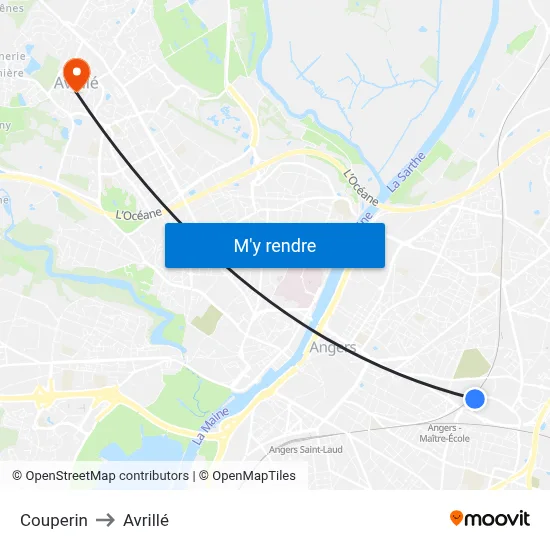 Couperin to Avrillé map