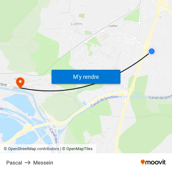 Pascal to Messein map