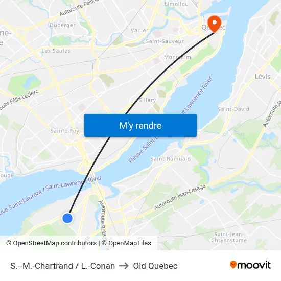 S.--M.-Chartrand / L.-Conan to Old Quebec map