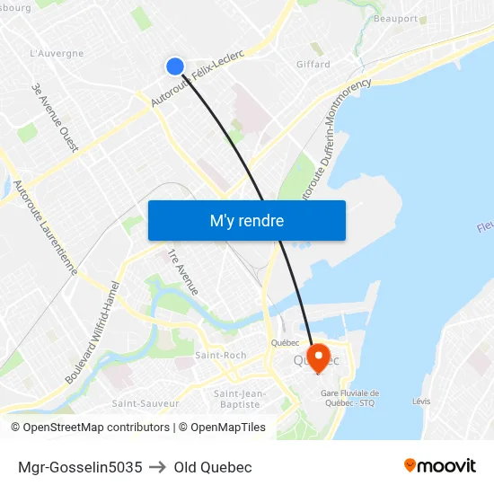 Mgr-Gosselin5035 to Old Quebec map