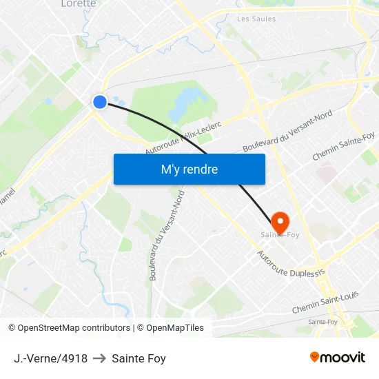 J.-Verne/4918 to Sainte Foy map