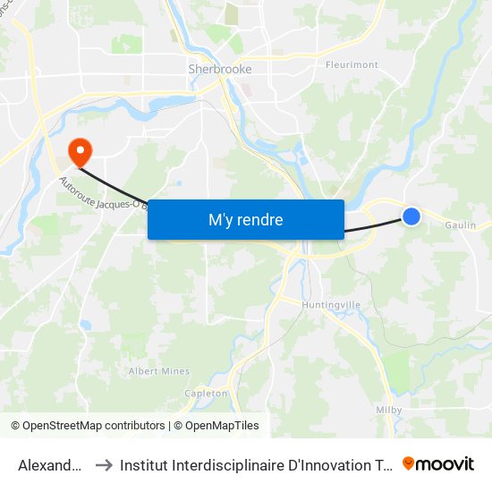 Alexander-Galt to Institut Interdisciplinaire D'Innovation Technologique (3it) map